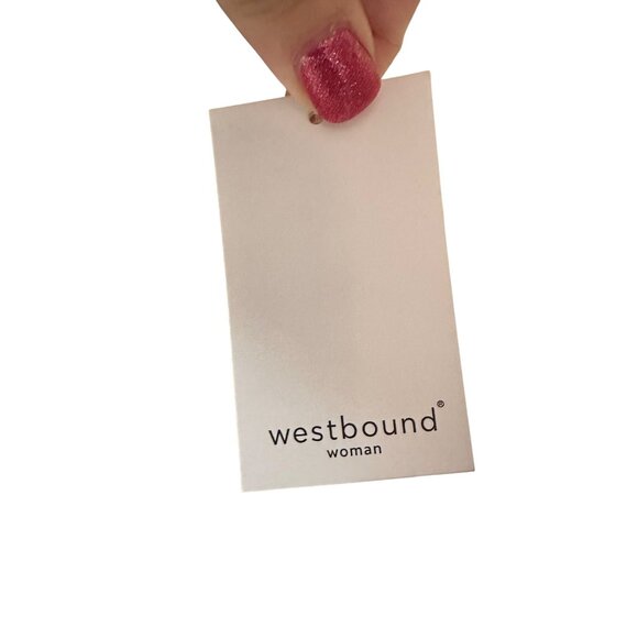 Westbound Womens Petite Black Faux Leather Pants Size 12P - Picture 2 of 8